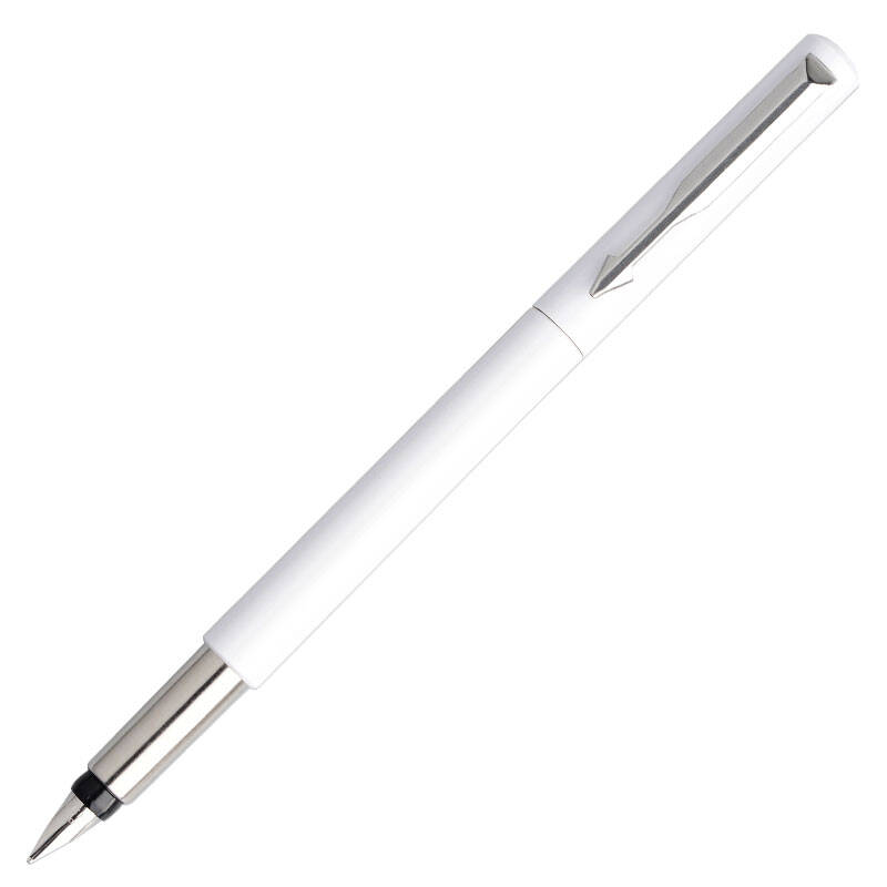 派克(parker)威雅白色胶杆墨水笔