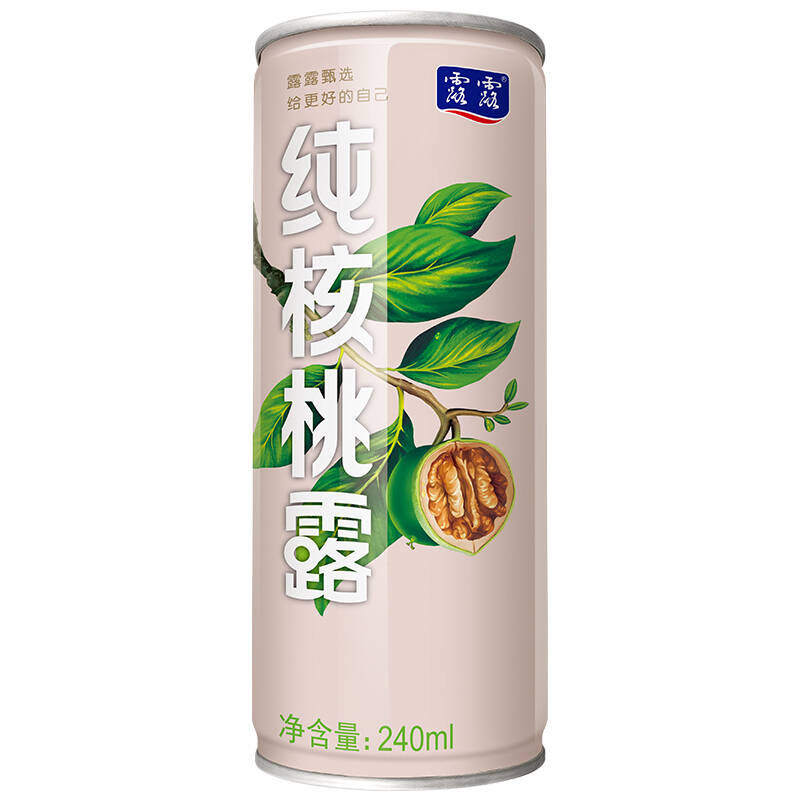 露露 甄选型纯核桃露 240ml*12罐 整箱 植物蛋白饮料