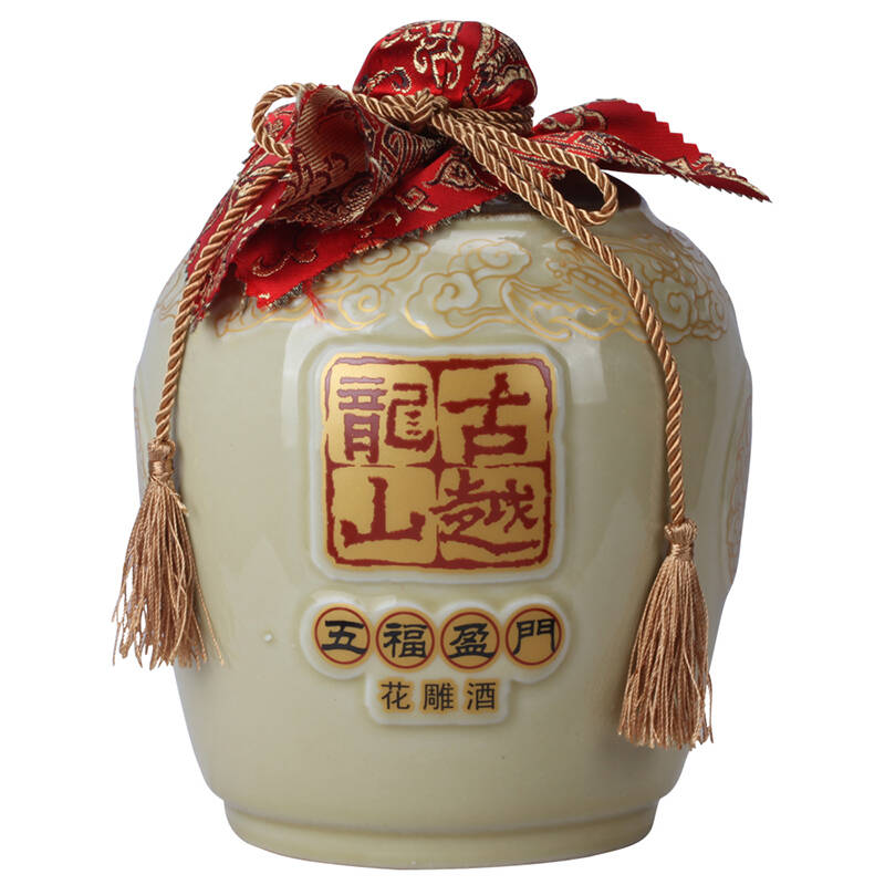 古越龍山 五福盈門8年花雕酒 14度 2.5l【圖片 價格 品牌 評論】-京東