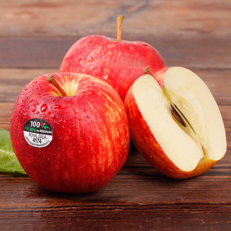 华圣 新西兰进口姬娜苹果/嘎啦果/加力果 6枚装 单果约160g 自营水果