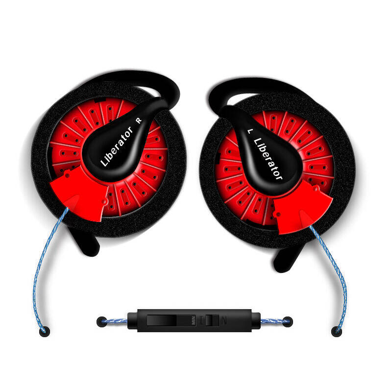 解放者 g2耳挂式跑步运动耳机 挂耳式电脑游戏音乐mp3手机线控耳麦