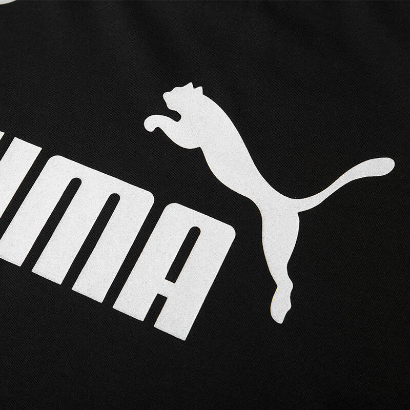 彪马puma 16款男款基础系列运动休闲logo款短袖t恤590272 27黑色xl
