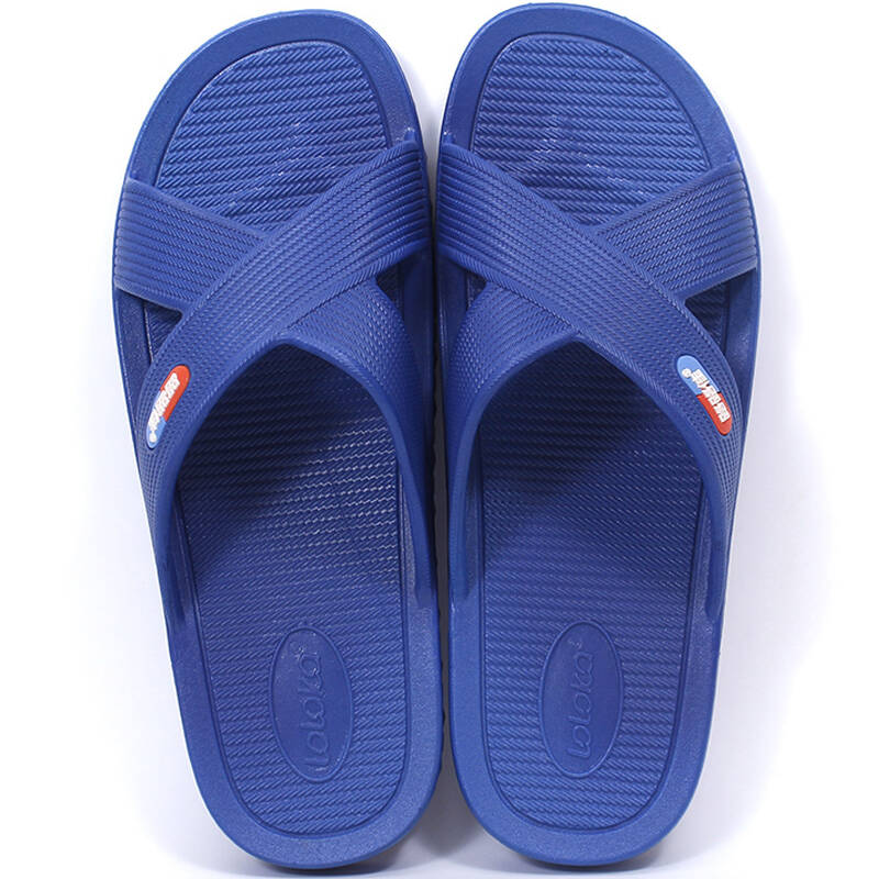 路路佳 拖鞋 211 经典家居防滑凉拖鞋深蓝色43码