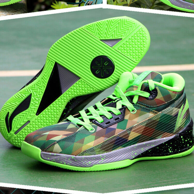 李宁篮球鞋男 夏季新品韦德之道队尚2代经典高帮专业比赛鞋abak025