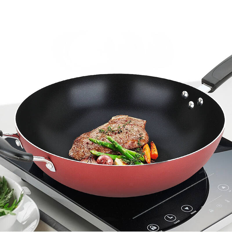 美厨(maxcook)锅具套装 炒锅汤锅砧板菜刀水果刀筷子木铲削皮刀厨具