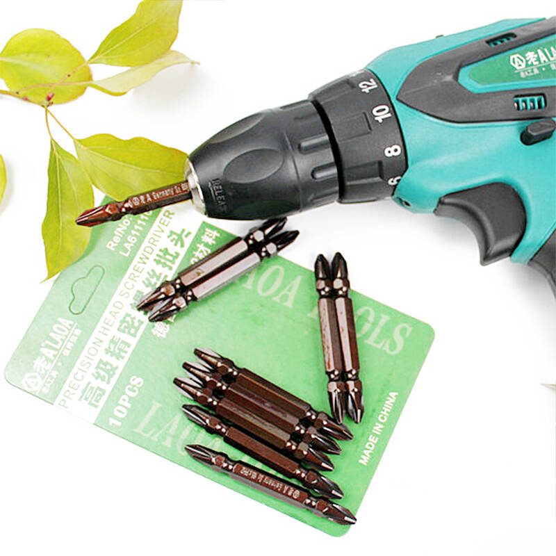 老a(loao) 电动批 电动螺丝刀批头 电动螺丝刀配件 风批批头 一字--3*