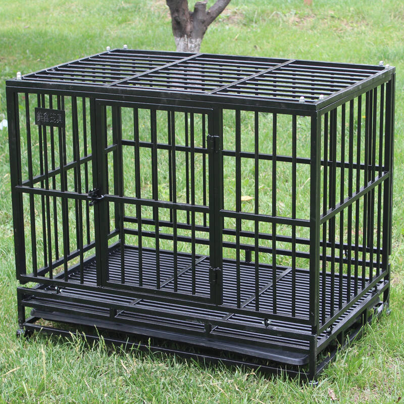 狗笼大型犬中型犬狗笼子加粗防咬折叠方管犬笼金毛哈士奇拉布拉多笼子