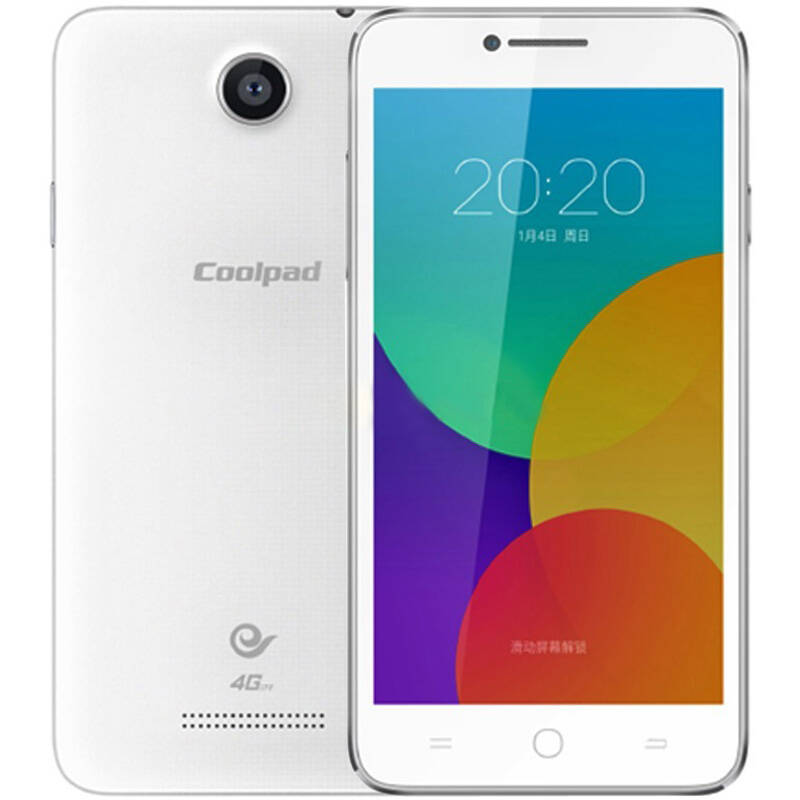 酷派(coolpad) 5263 双卡双待 电信4g手机 灵动白