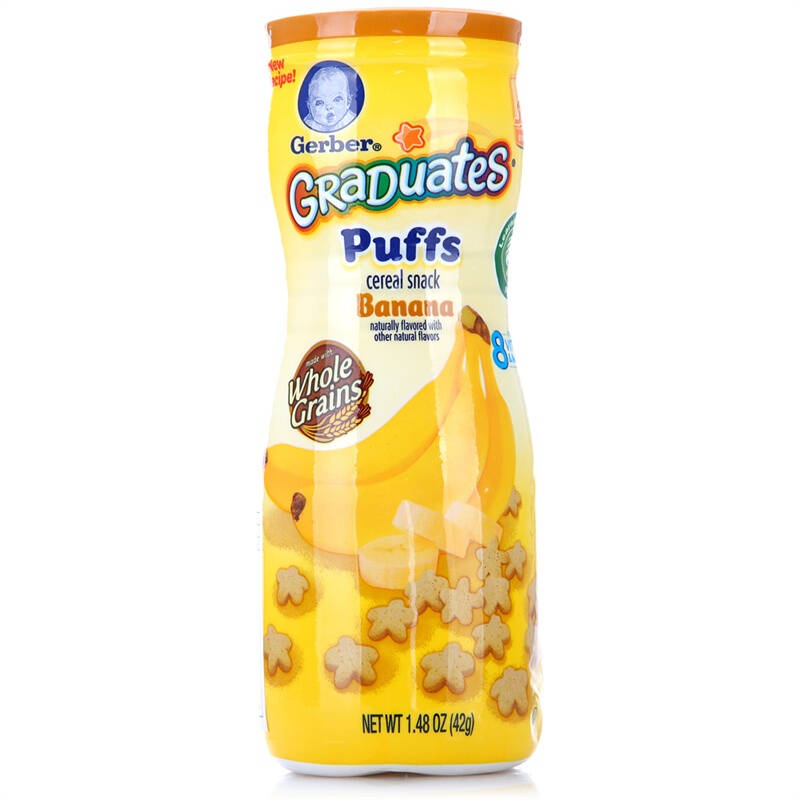 嘉宝 星星泡芙饼干 42g/克 香蕉味