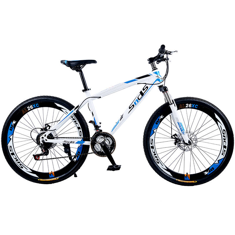 森尼达斯山地车 新款变速自行车 21速24速27速26寸 禧玛诺双碟刹减震
