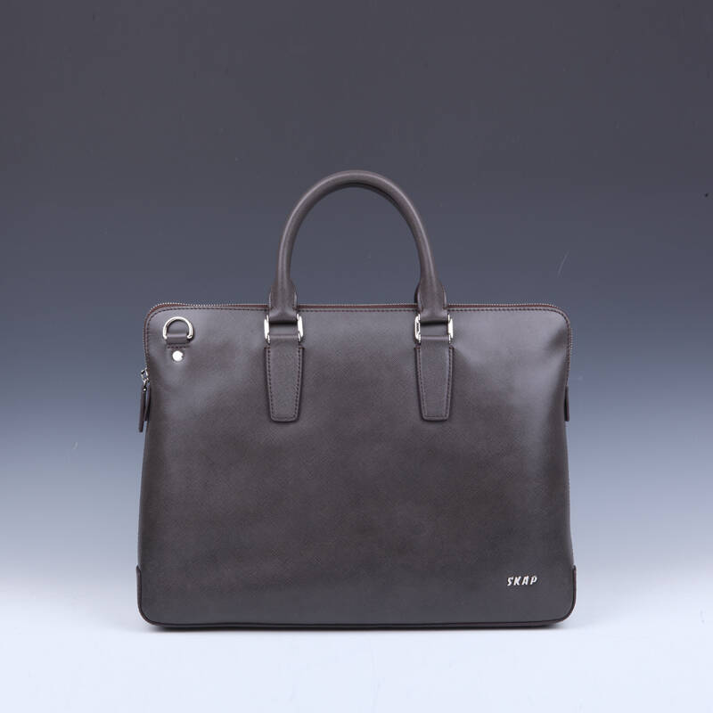 skap 圣伽步新品男士手提包单肩斜挎商务休闲男包20326911 深灰/90