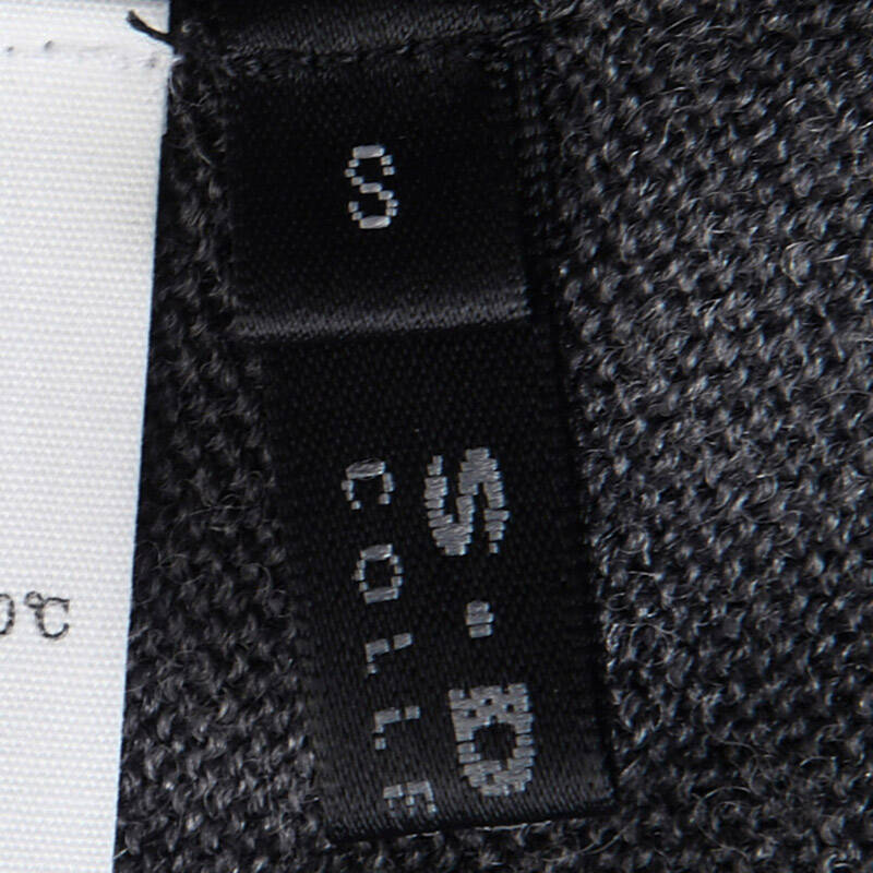 圣迪奥sdeer圣迪奥女装冬装 纯色高领竖线毛衣s12483592 黑色91 m(165