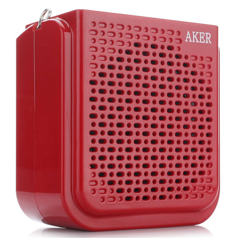 爱课(aker)ak77音响广场舞健身教学小蜜蜂多功能数字扩音器(红色)