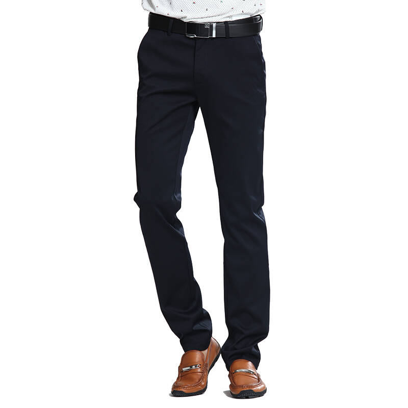 保罗法狄(baoluofadi)男士新款长裤 休闲直筒型休闲裤子男 薄款