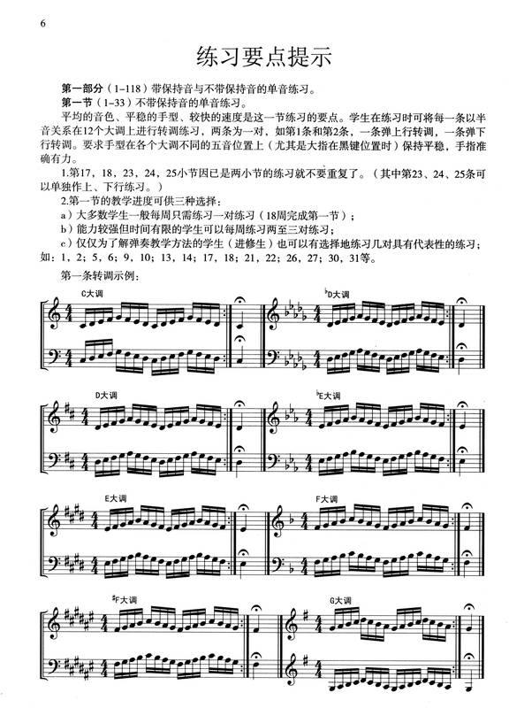 什密特钢琴手指练习(教学版)(最新修订)