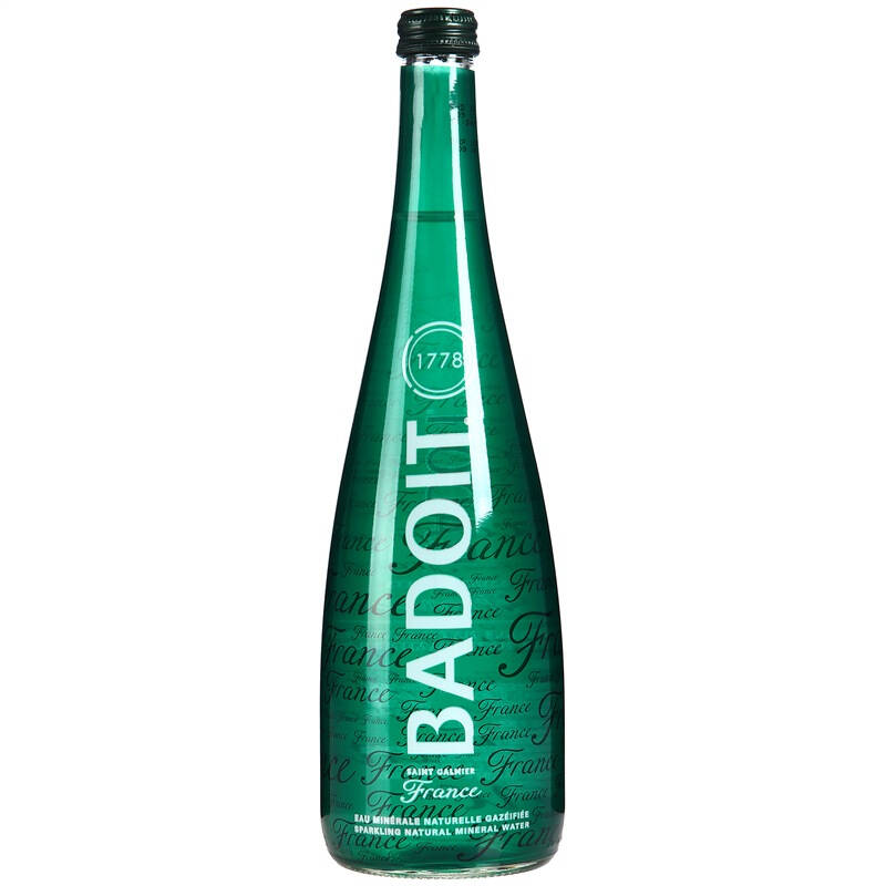 法国进口 波多(bodoit)含气天然矿泉水 750ml 玻璃瓶 单瓶装