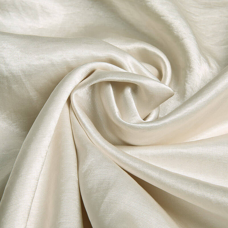 两三事 共振电台 2016新品百搭纯色松紧腰头长裙子高腰半身裙 香槟色