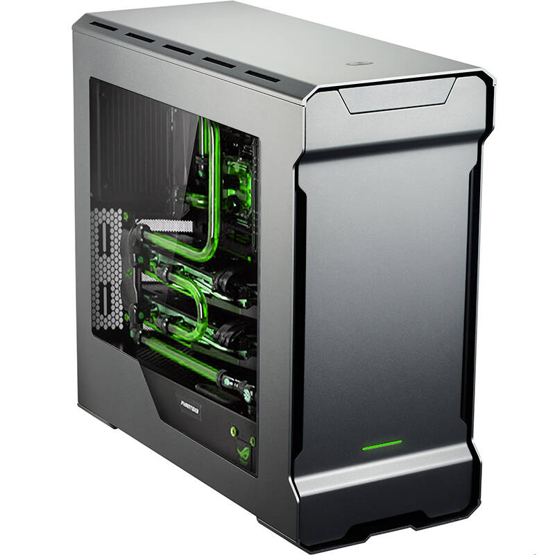 追风者(phanteks)515e中塔水冷游戏电脑侧透铝机箱(支持水冷ssd/长