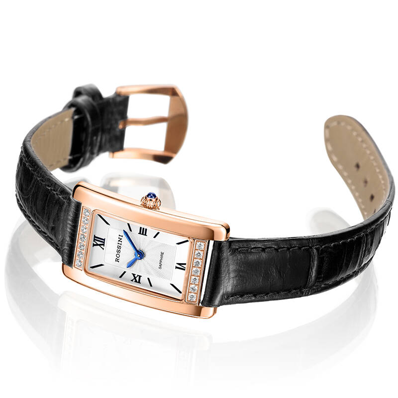 罗西尼(rossini)手表 典美时尚系列方形皮带石英女表
