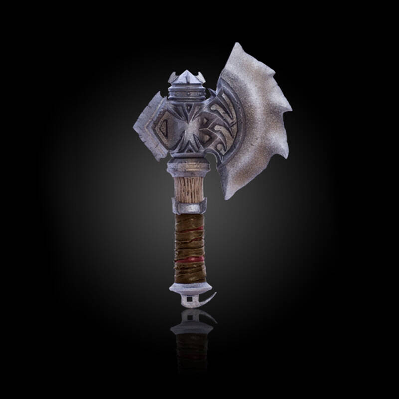 魔兽电影正版周边 部落杜隆坦战斧充电线收纳器及充电线 杜隆坦战斧