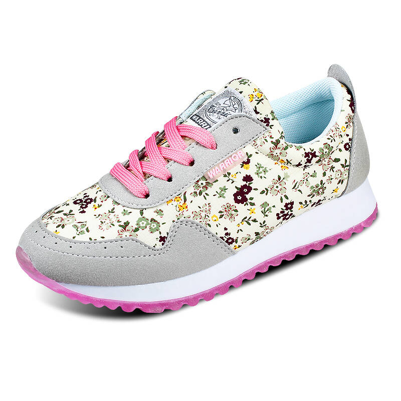 回力(warrior)运动鞋女帆布鞋2016春秋新款跑步鞋增高女生休闲鞋 绿