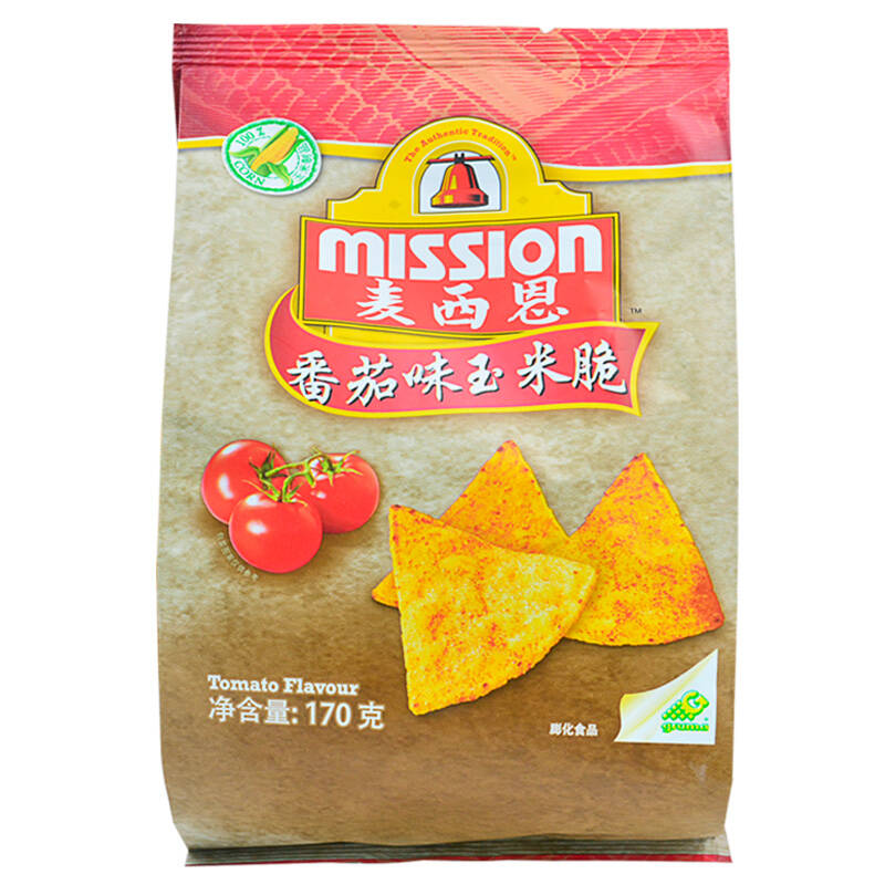 【京东超市】麦西恩 番茄味玉米脆 170g