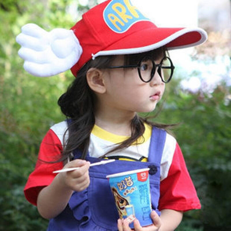 阿拉蕾天使手带翅膀儿童棒球帽/鸭舌帽 正版 亲子帽 玫红成人 均码