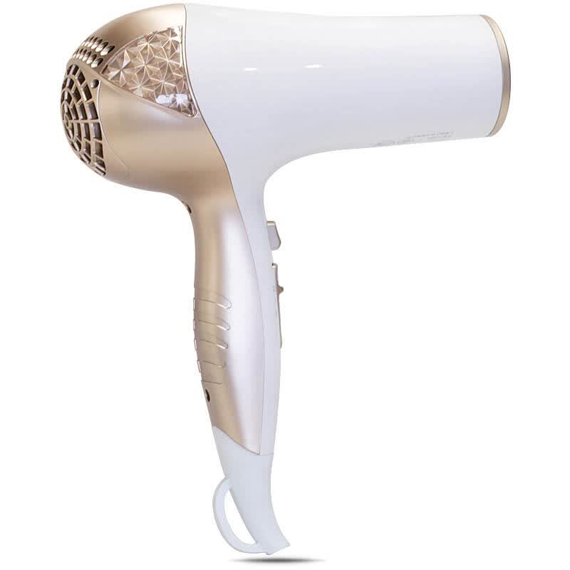 超人(sid) sf92 2200w吹风机家用吹风筒 大功率护发电吹风(土豪金 白)
