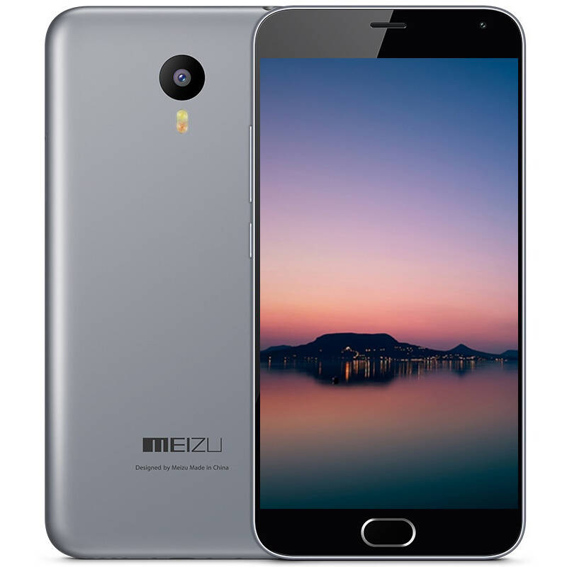 魅族 魅蓝note2 双卡双待4g手机 灰色 电信4g版(16g rom) 标配