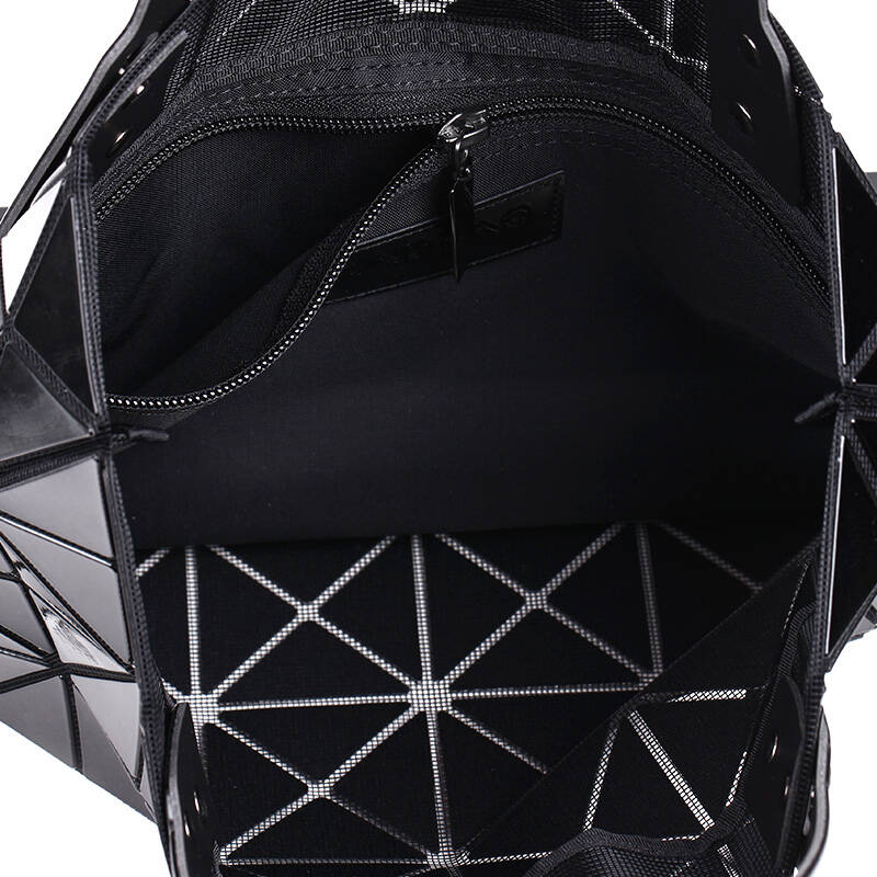 issey miyake 三宅一生女士黑色六格手提包 bao bao手袋 bb53-ag053