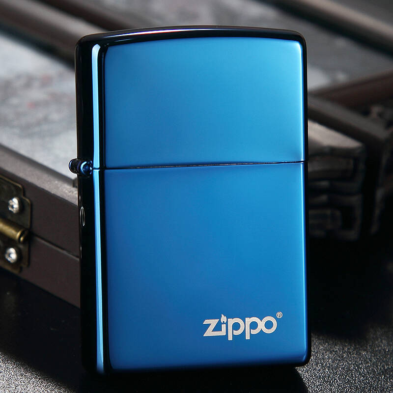 zippo打火机蓝冰20446zl