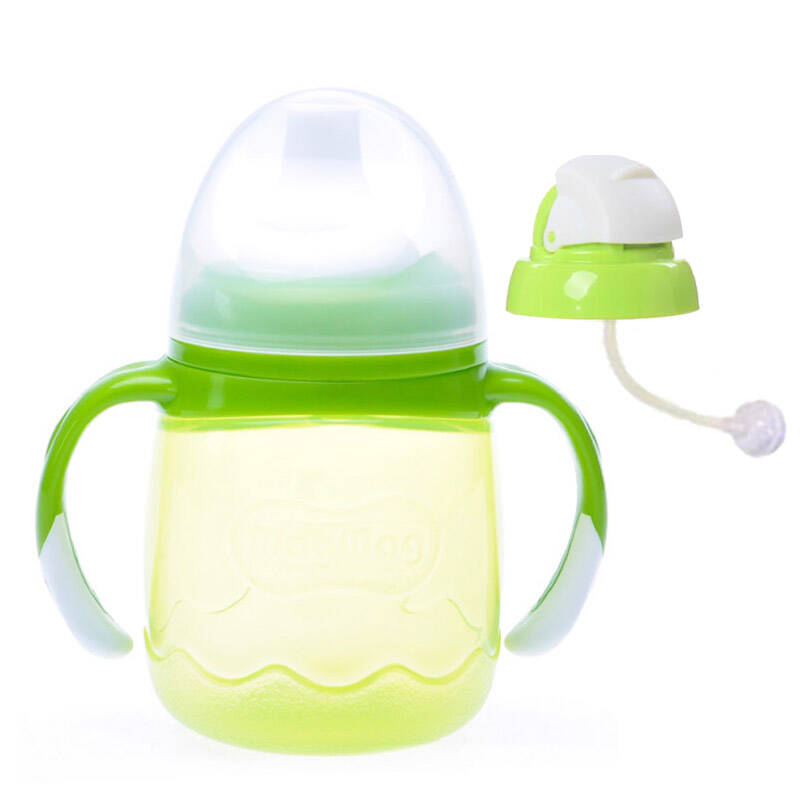 贝亲magmag婴儿学饮杯/宝宝训练喝水杯子 鸭嘴杯180ml(5月以上)da73