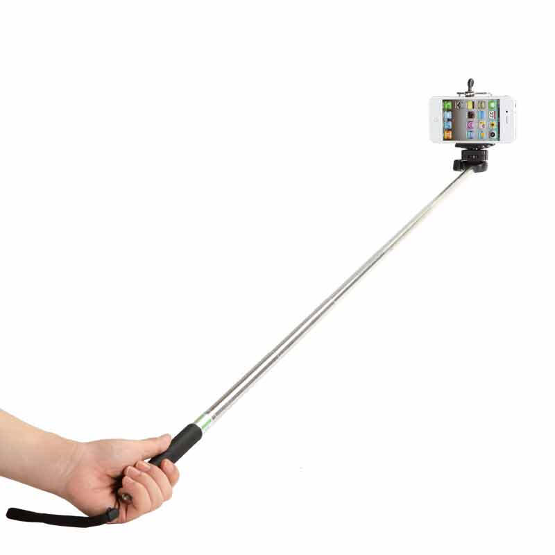 手机自拍杆 数码相机自拍杆支架 便携可伸缩手持旅游手机拍照神器