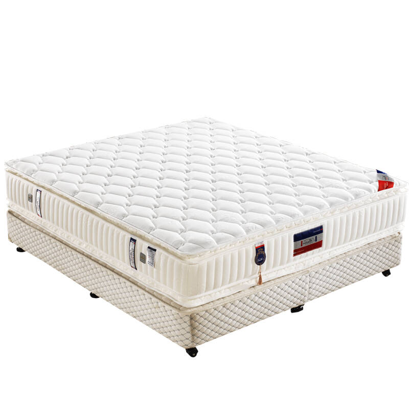 muses 天然乳胶床垫 9区独立弹簧 记忆棉席梦思 适中偏软可定做 两面