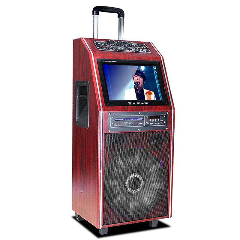 先科(sast)a5 广场舞音响带显示屏 12寸大功率dvd高清移动电瓶拉杆