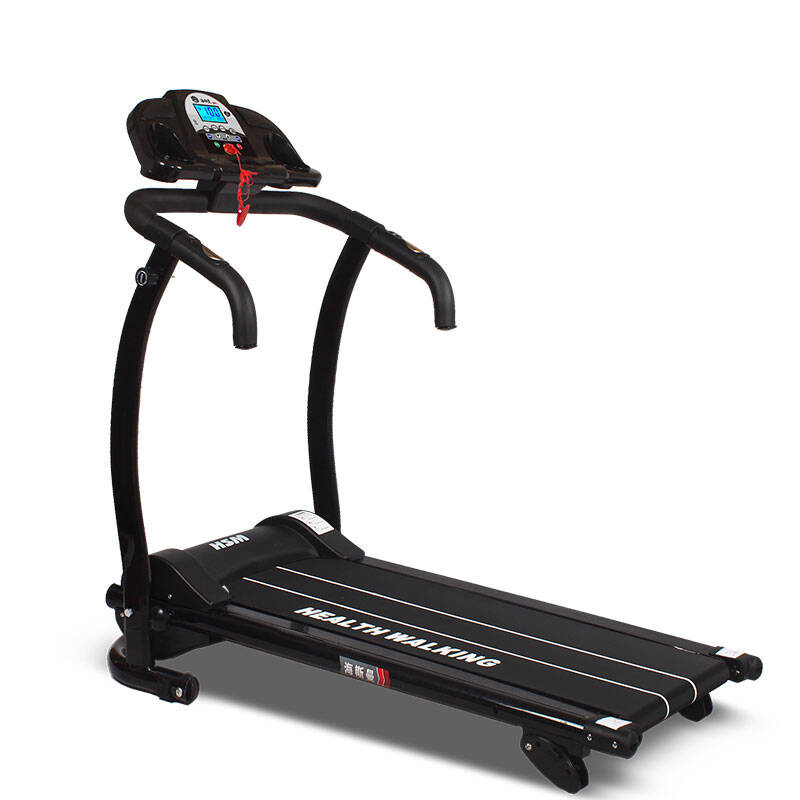 【货到付款京东配送】海斯曼家用免安装迷你折叠静音电动走步跑步机
