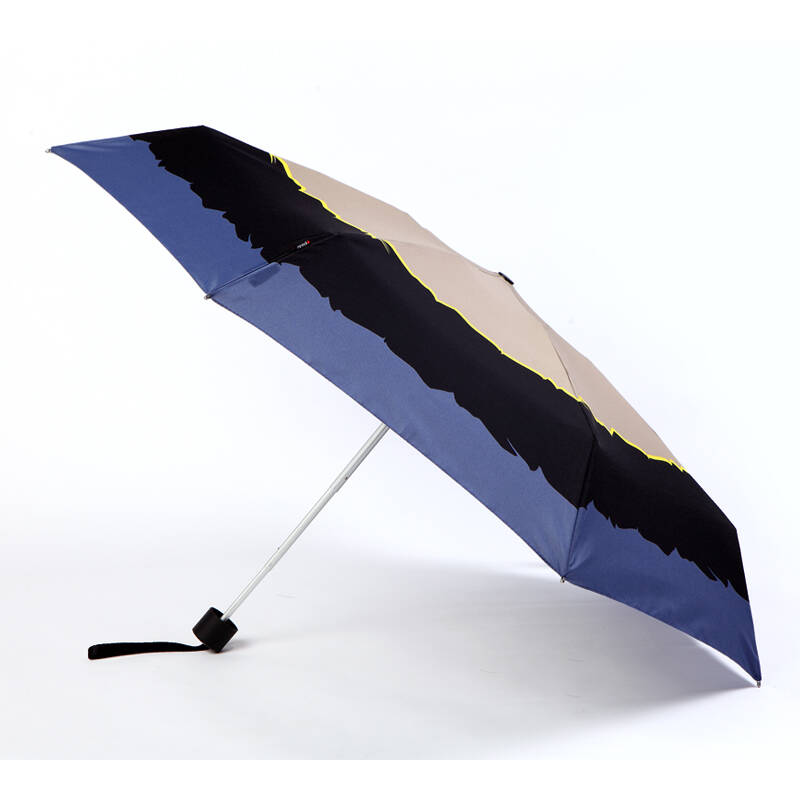 knirps克尼普斯德国伞手动折叠伞四折伞女士晴雨伞户外防雨伞碧海蓝89