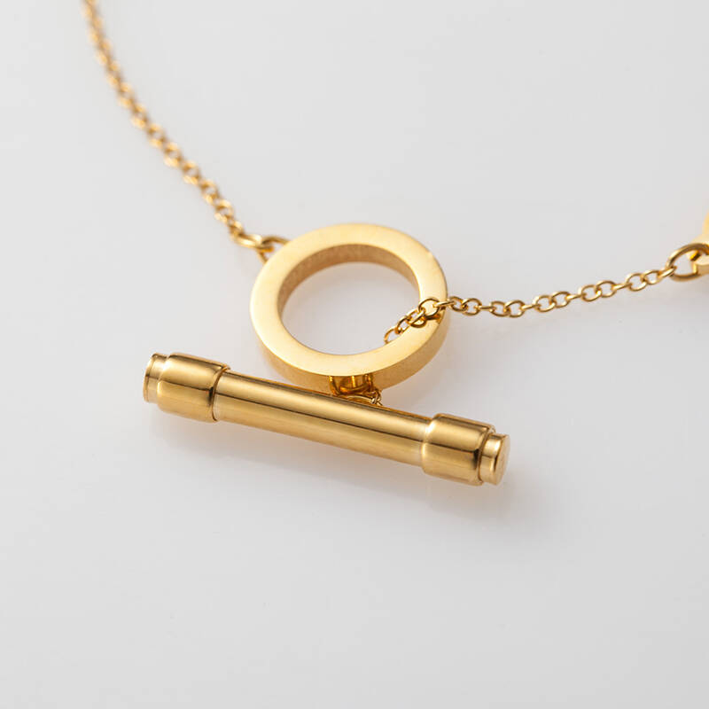 tory burch 托里·伯奇 女士金色16k镀金手链 31155824 shiny gold