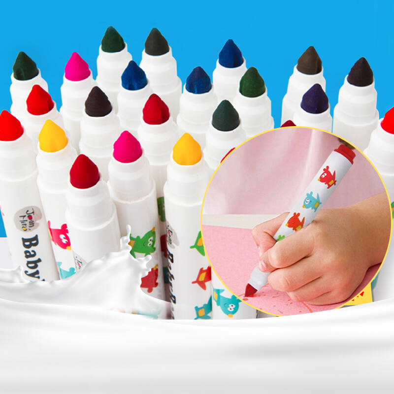 【京东超市】美乐(joanmiro)儿童可水洗水彩笔24色 儿童绘画可水洗