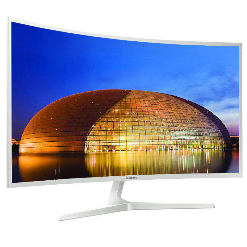 三星电脑显示器 曲面显示屏 c32f395fw 31.5英寸全高清网吧网咖液晶屏