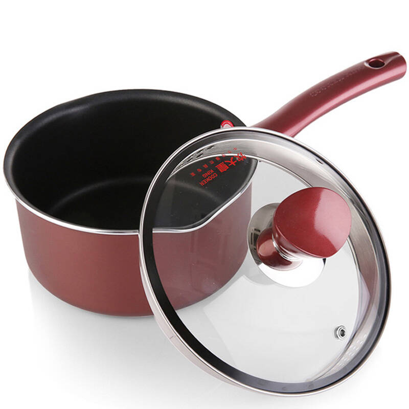 炊大皇 18cm溢彩不粘奶锅wg14306电磁炉通用