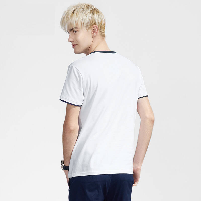 a21 以纯男装冰爽棉印花短袖t恤 4621330229 特白 170/84a/m