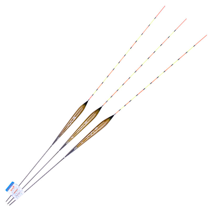 民间艺人渔具垂钓用品by系列七彩醒目加粗鲫鱼浮漂套装 鱼漂 by-02 1