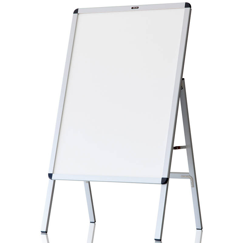 得力(deli) 8790 a型架带架会议白板,海报广告展示架 可任意更换固定