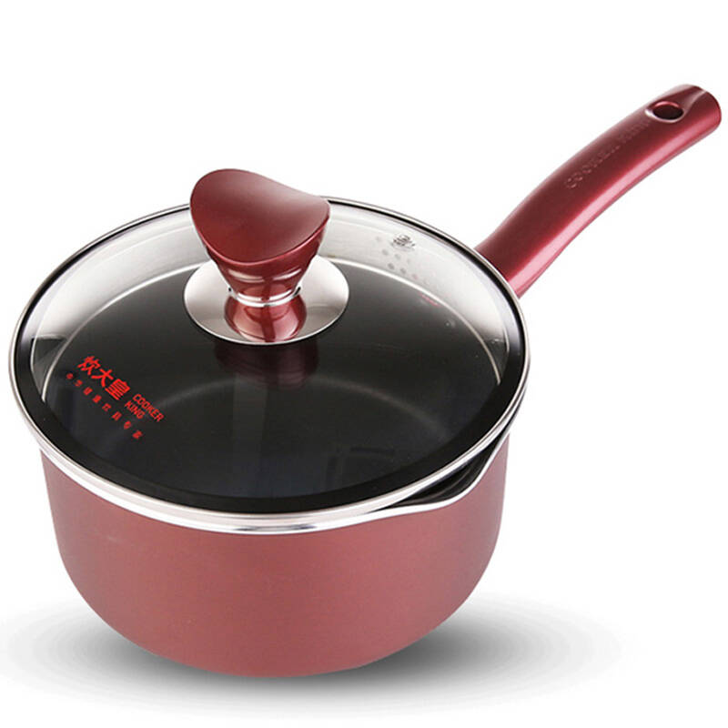 炊大皇 18cm溢彩不粘奶锅wg14306电磁炉通用