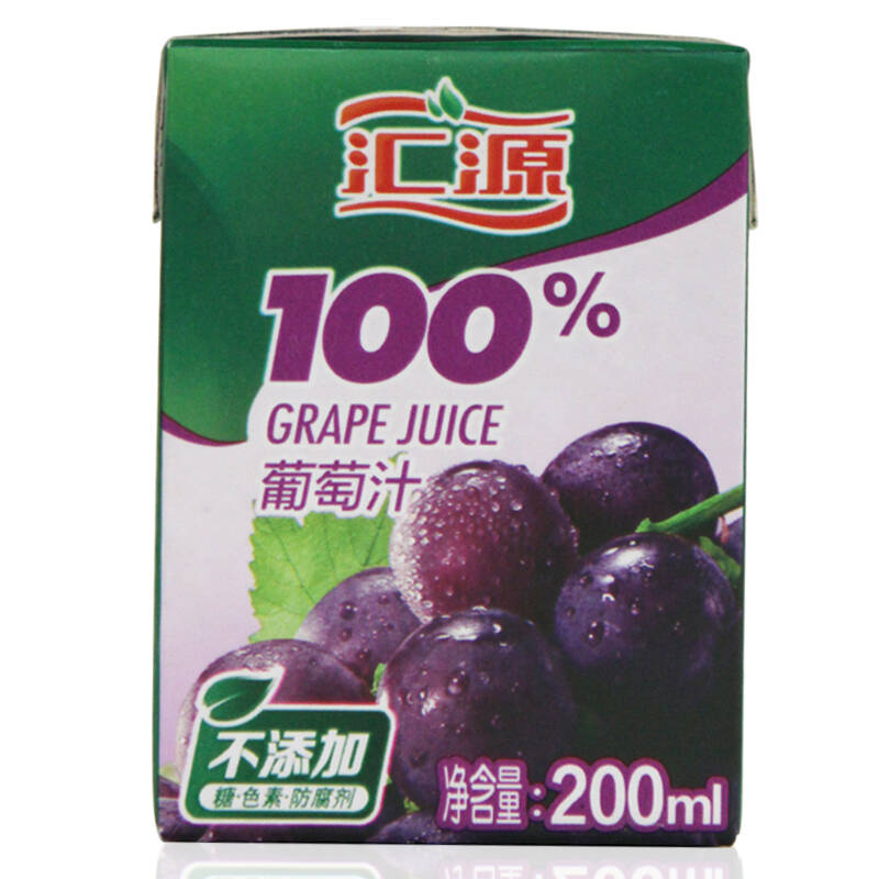 汇源100%葡萄果汁200ml*12盒 礼盒装