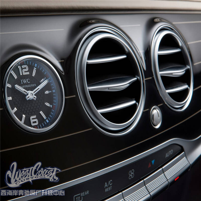 s320s400奔驰s级w222原厂万国表iwc车表时钟表盘 完美套件