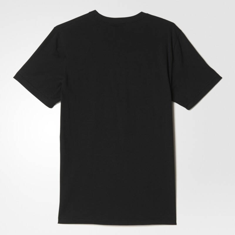 adidas 阿迪达斯 三叶草 男子 短袖t恤 黑 az1039 如图 l