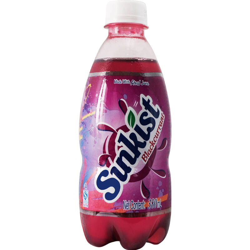 【京东超市】屈臣氏(watsons)新奇士黑加仑子汁汽水380ml*15瓶 整箱