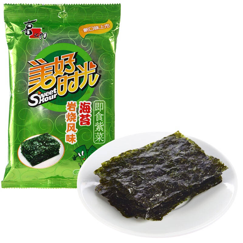 【京东超市】喜之郎 美好时光岩烧海苔6g